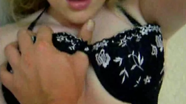 Sensual missionary sex with my aroused pale skin blonde GF