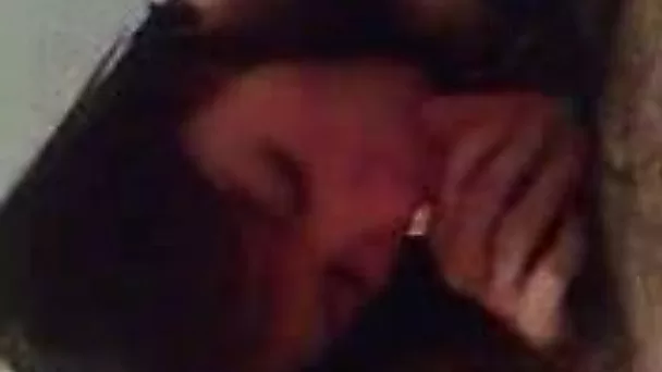 Beautiful brunette college chick from Greece blows me