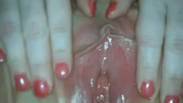 My chubby wife is very proud of her pretty pink pussy