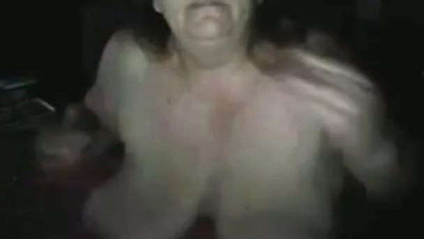 Mature and chubby brunette lady is busty and playful