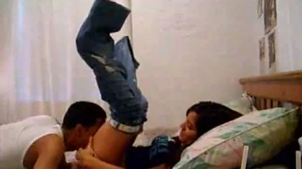 I eat my slim GF's pussy and drill it from behind in homemade clip