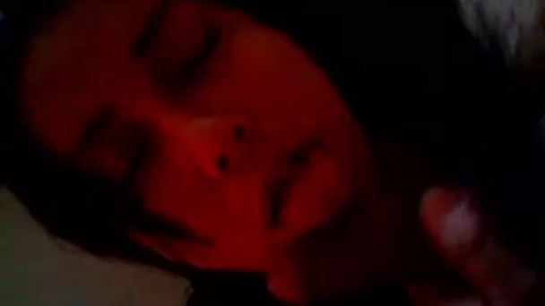 Busty brunette latina girlfriend gives me blowjob and teases me with her ass