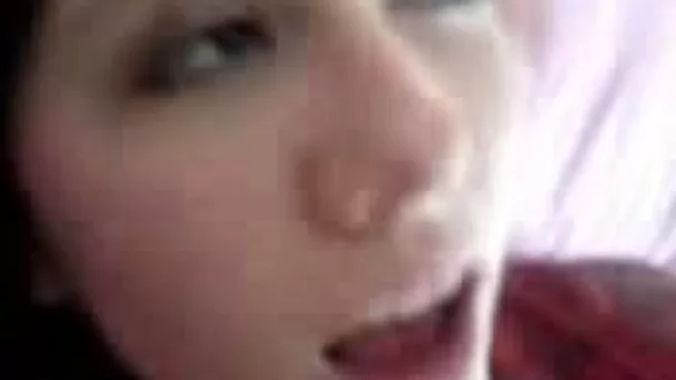 Fresh and beautiful British young girlfriend on top of me