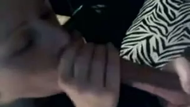 My English blonde girlfriend takes a cumload in her mouth