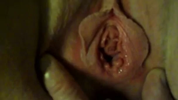 My Russian wife allows me to play with her shaved pussy