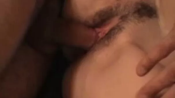 Fucking my latina babe and creaming up her hairy pussy