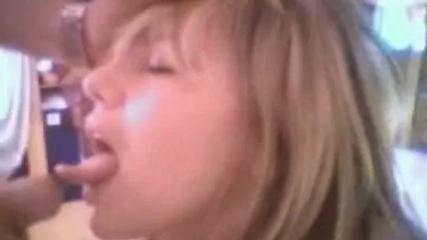 Watch my busty blond GF sucking my weiner devotedly