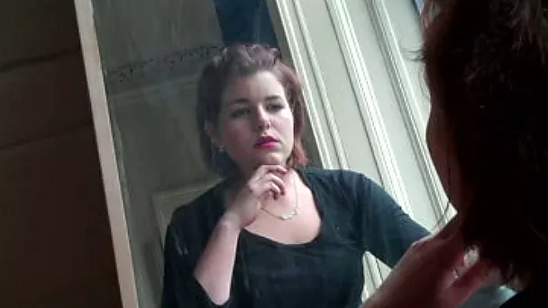 My self confident wife looks gorgeous smoking a cigarette