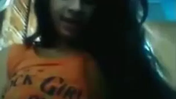 Young brunette girlfriend with fluffy hair and big booty rides me on top