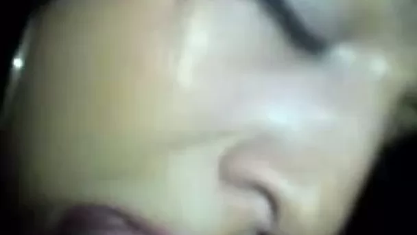 Cock hungry spoiled bitch from the party blows me well