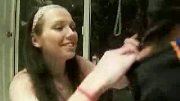 Skanky and voracious brunette nitch pleasing me real quick
