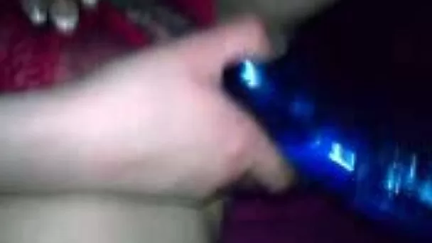 Hubby fucks my hairy pussy after I poke it with vibrator