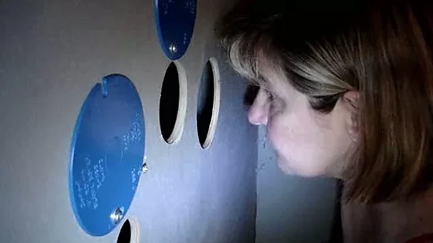 My mature blonde wife sucks huge dick through gloryhole