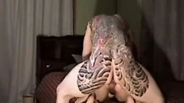 My freaky tattooed European BF drilling me in the ass