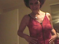 Cougar wife of my uncle gives me blowjob on POV hot video