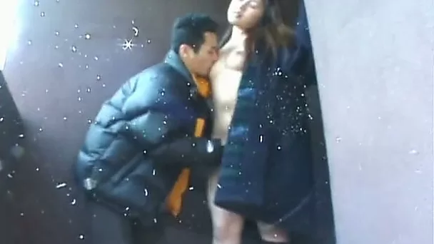 Nice Asian chick with a plump ass knows how to give head