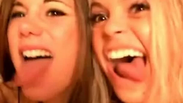 Young lesbians having sex in the sauna with my female cousin