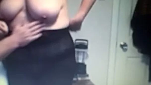 Playing with massive titties of my aunt in bedroom
