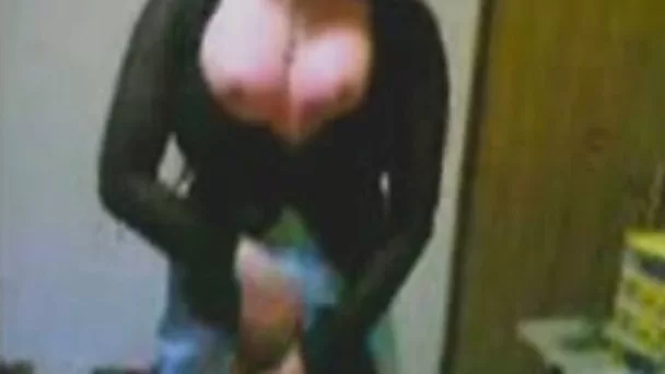 My milf brunette tranny girlfriend pulls out her tits and dick