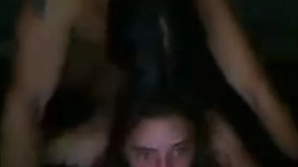 She just lies there in bed on webcam as I fuck her from behind