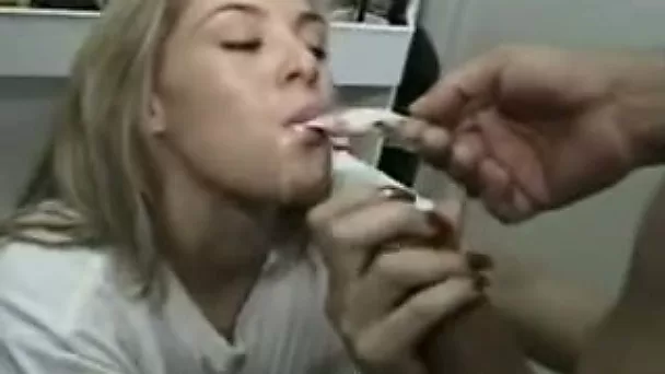 My sexy cook enjoys sucking my weiner in the kitchen