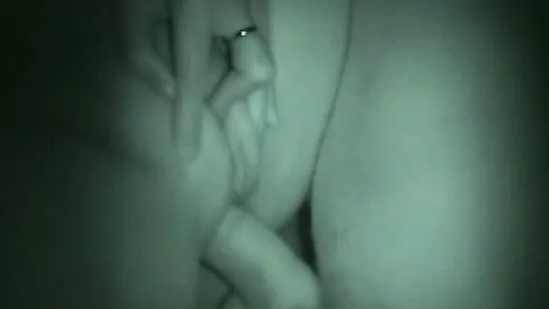 Black and white homemade clip with a chick getting her cunt torn up