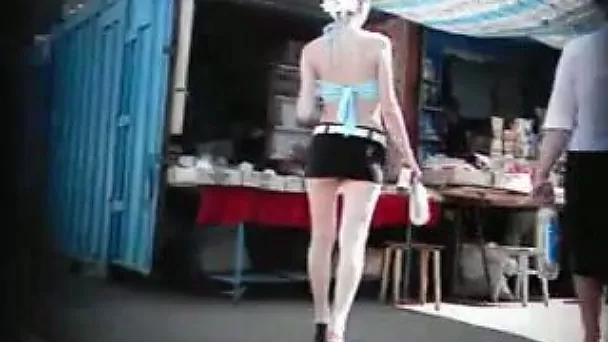 I kinda laughed at myself for taking this upskirt video
