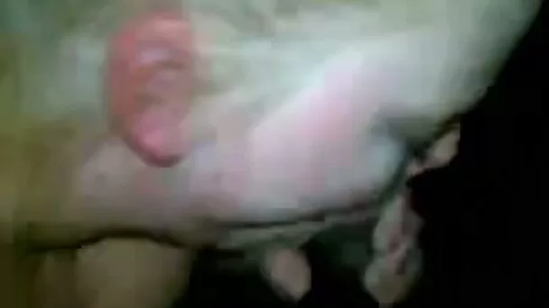 Hungry BBW neighbor is sucking on my dick with such enthusiasm