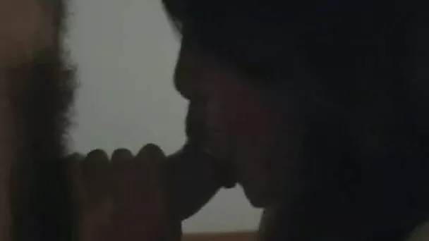 Asian hussy manages to milk a dude's prick in her mouth