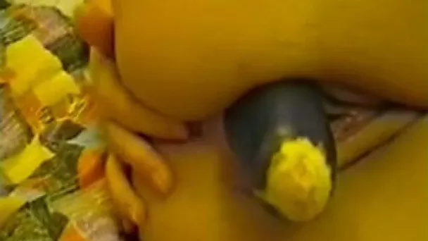 I love to fuck my nice wet snatch with an eggplant