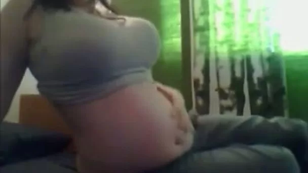 Amateur sexy body of hot big busty woman in her bedroom