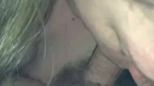 Blonde slut takes dick in her sexy mouth and swallows some jizz