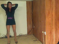 My super horny GF knows how to dance for me in front of a camera