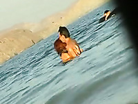 Stunning spy cam clip filmed on a nude beach by me