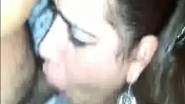 Busty Persian GF with nice titties is sucking on my dick like a boss
