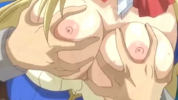 Busty hentai doggy style wet pussy fucked in the forest