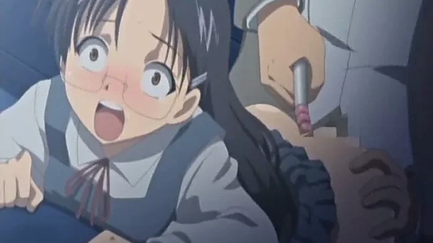 Bondage Japanese hentai coed hot poking in the bed