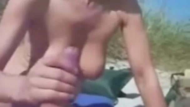 My shameless GF sucks and strokes my big cock with great enthusiasm