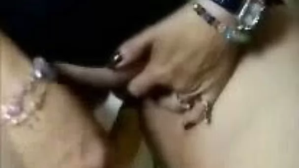 My lascivious wife fucks her thick pussy with a banana