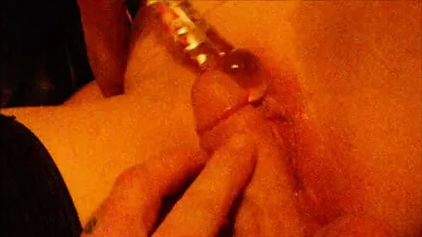 I fuck my girlfriend so hard that she squirts on my cock and balls