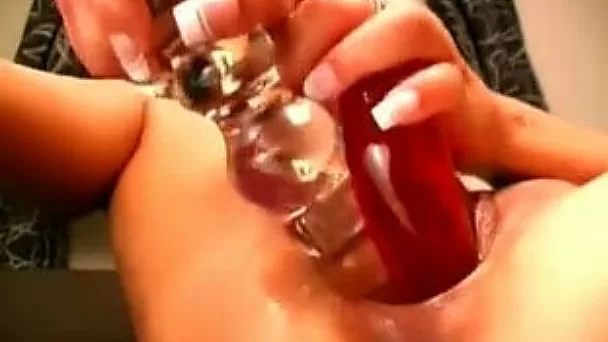 I love to shove big dildos into my lovely pink pussy