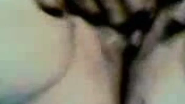 Pretty old homemade video of my wife stroking her hairy cunt