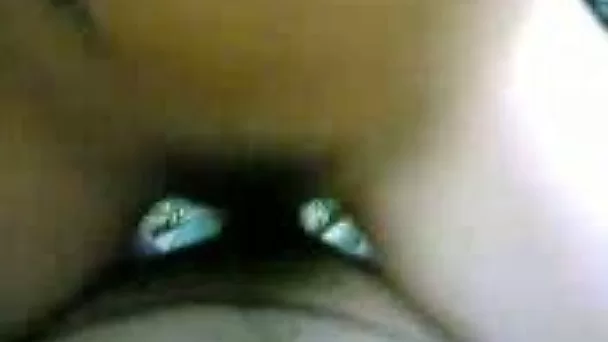 Skinny and titless teen girflriend riding me on top
