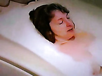 I love watching my incredibly horny wife take a bath