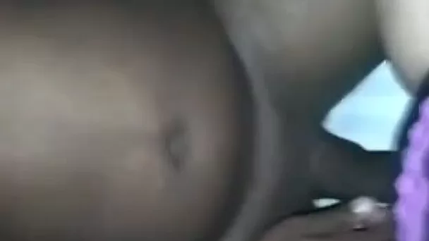 Wet big brown pussy of my ebony wife pounded during squirting
