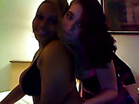 Private webcam show with a hot interracial lesbian couple