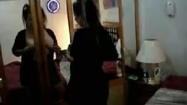 Watch me playing dirty games with a brunette prostitute