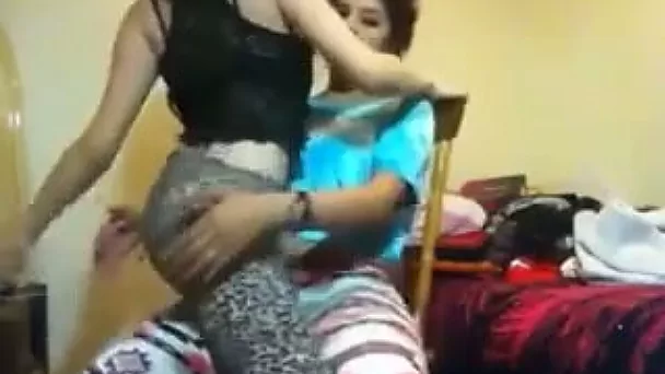 My nasty friend demonstrates her lapdance skills to me