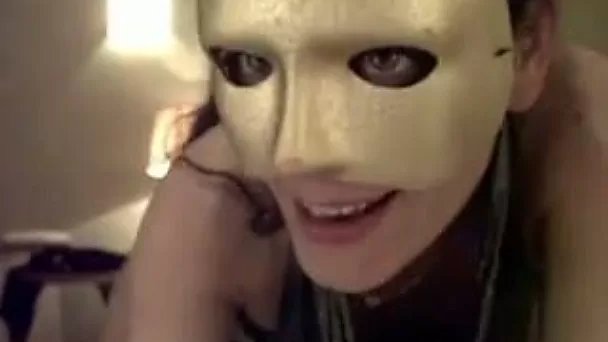Masked coed drives me crazy with a blowjob in POV scene