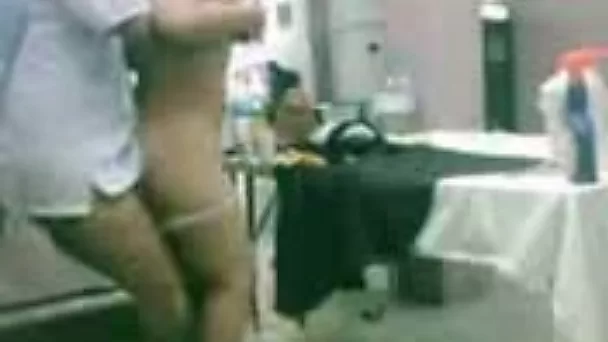 Drilling my sexy milf wife in my office during lunch break